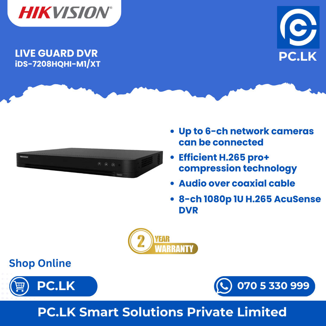 HIKVISION IDS-7208HQHI-M1/XT Best Price In Sri Lanka