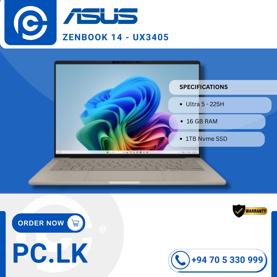 Asus Zenbook 14 Ux 3405 Best Price in Sri Lanka