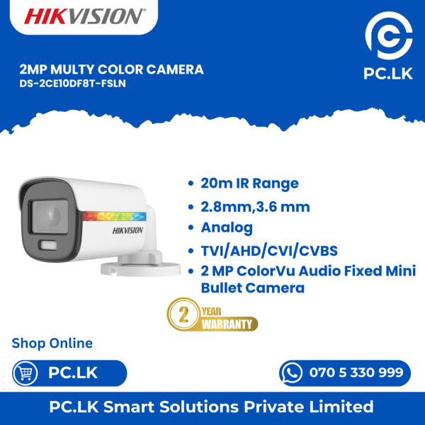 HIKVISION DS-2CE10DF8T-FSLN Best Price In Sri Lanka