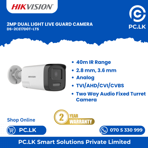 HIKVISION DS-2CE17D0T-LTS Best Price In Sri Lanka