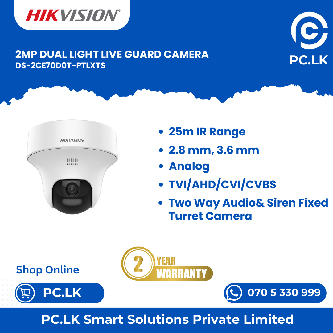 HIKVISION DS-2CE70D0T-PTLXTS Best Price In Sri Lanka