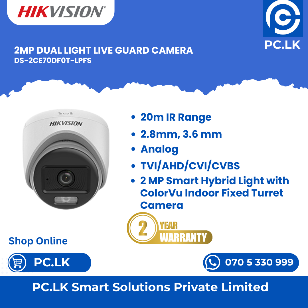 HIKVISION DS-2CE70DF0T-LPFS Best Price In Sri Lanka