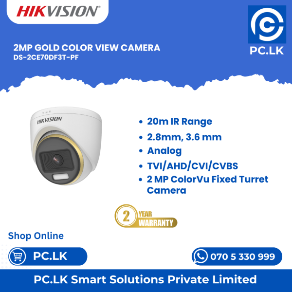 HIKVISION DS-2CE70DF3T-PF Best Price In Sri Lanka