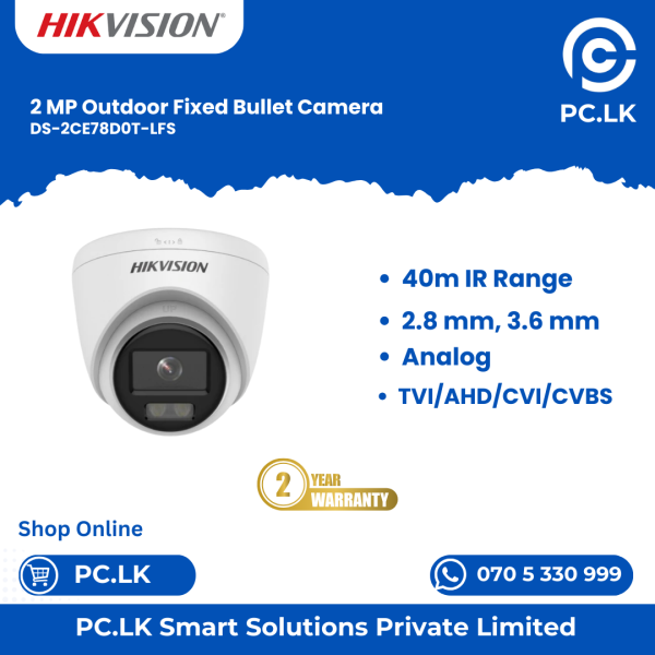HIKVISION DS-2CE78D0T-LFS Best Price In Sri Lanka