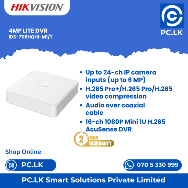 HIKVISION IDS-7116HQHI-M1/T Best Price In Sri Lanka