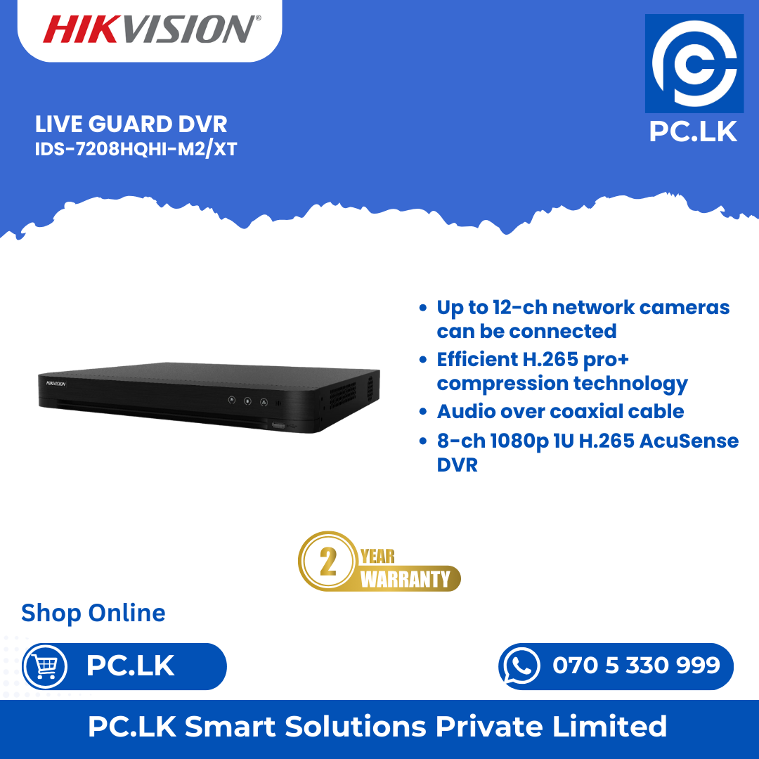 HIKVISION IDS-7208HQHI-M2/XT Best Price In Sri Lanka
