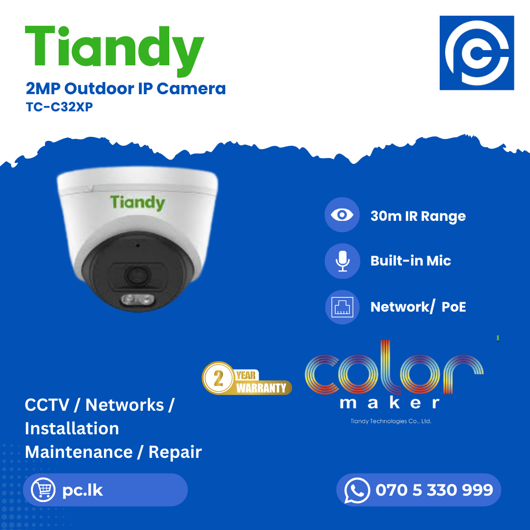 Tiandy TC-C32XP Best Price In Sri Lanka