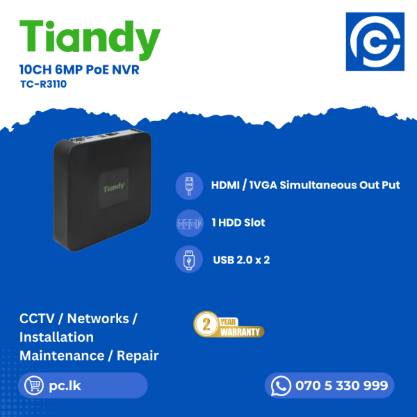 Tiandy TC-R3110 Best Price In Sri Lanka