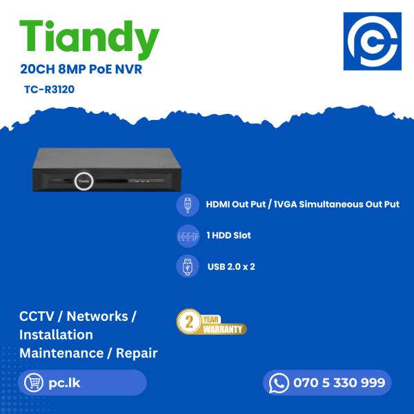 Tiandy TC-R3120 Best Price In Sri Lanka