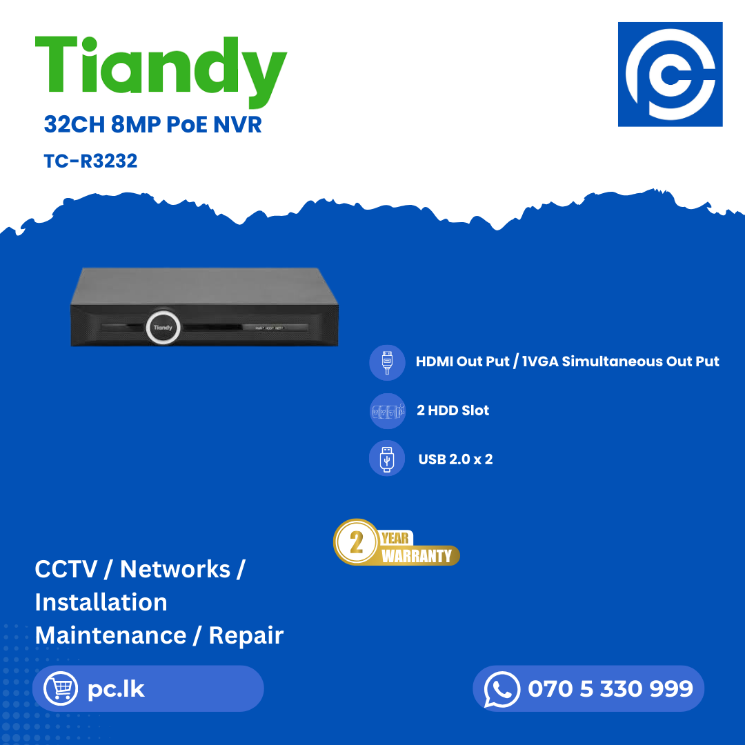 Tiandy TC-R3232 Best Price In Sri Lanka