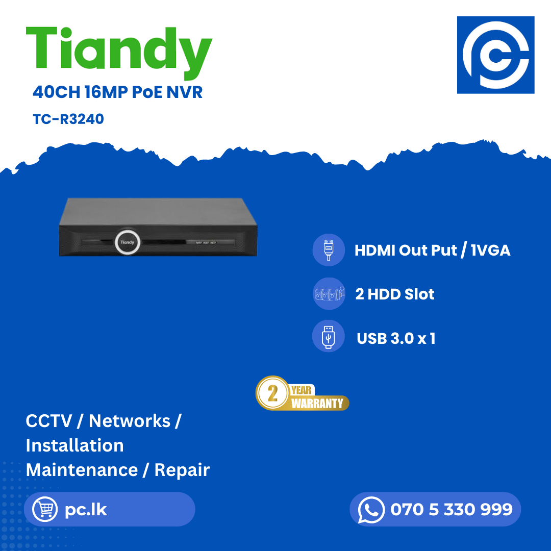 Tiandy TC-R3240 Best Price In Sri Lanka