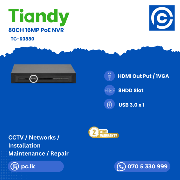 Tiandy TC-R3880 Best Price In Sri Lanka