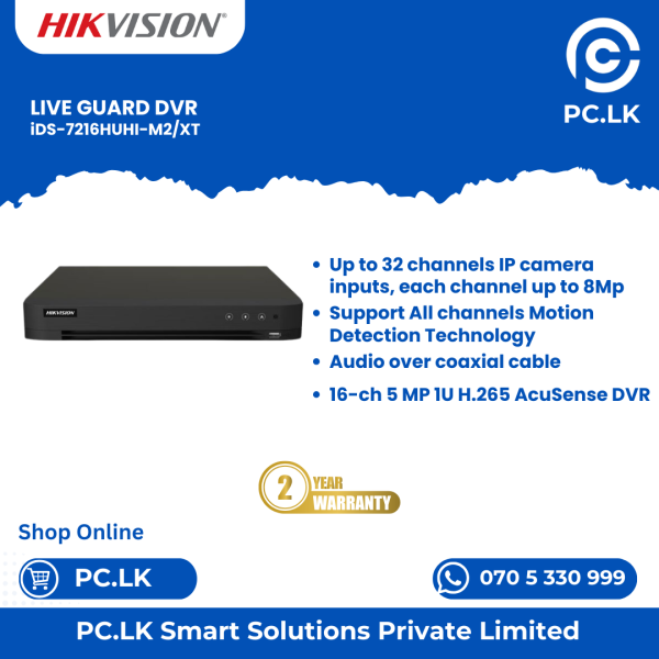 HIKVISION IDS-7216HUHI-M2/XT Best Price In Sri Lanka